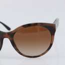 BURBERRY Glasses Sunglasses Plastic 3 Set Brown Gold Auth BA15576-7