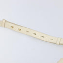 Chloe Roy Shoulder Bag Leather Ivory Gold Tone Auth BA15577A-9