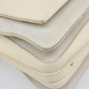 Chloe Roy Shoulder Bag Leather Ivory Gold Tone Auth BA15577A-18