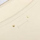 Chloe Roy Shoulder Bag Leather Ivory Gold Tone Auth BA15577A-21