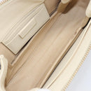 Chloe Roy Shoulder Bag Leather Ivory Gold Tone Auth BA15577A-10
