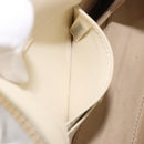 Chloe Roy Shoulder Bag Leather Ivory Gold Tone Auth BA15577A-26
