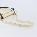 Chloe Roy Shoulder Bag Leather Ivory Gold Tone Auth BA15577A-8