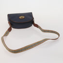 Burberrys Shoulder Bag Leather 2 Set Black Navy Auth BA15578-14