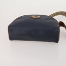 Burberrys Shoulder Bag Leather 2 Set Black Navy Auth BA15578-16