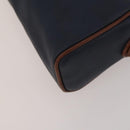 Burberrys Shoulder Bag Leather 2 Set Black Navy Auth BA15578-17