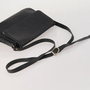Burberrys Shoulder Bag Leather 2 Set Black Navy Auth BA15578-5
