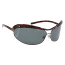 BOTTEGA VENETA Sunglasses Plastic Brown Silver Auth BA15579V-1