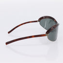 BOTTEGA VENETA Sunglasses Plastic Brown Silver Auth BA15579V-4