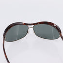 BOTTEGA VENETA Sunglasses Plastic Brown Silver Auth BA15579V-8