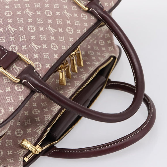 LOUIS VUITTON Monogram Idylle Epope Boston Bag Sepia M23208 LV Auth BA15581