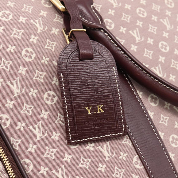 LOUIS VUITTON Monogram Idylle Epope Boston Bag Sepia M23208 LV Auth BA15581