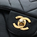 CHANEL V-stitch Chevron Double Flap Matelasse 25 Chain Shoulder Auth BA15583V-14