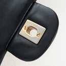 CHANEL V-stitch Chevron Double Flap Matelasse 25 Chain Shoulder Auth BA15583V-16