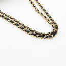 CHANEL V-stitch Chevron Double Flap Matelasse 25 Chain Shoulder Auth BA15583V-7