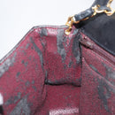 CHANEL Matelasse Chain Shoulder Bag Lamb Skin Black Gold Tone CC Auth BA15584-24