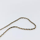 CHANEL Matelasse Chain Shoulder Bag Lamb Skin Black Gold Tone CC Auth BA15584-14