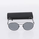 BURBERRY Sunglasses Metal Black Silver Auth BA15586V-11