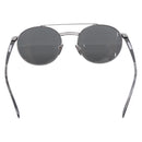 BURBERRY Sunglasses Metal Black Silver Auth BA15586V-3
