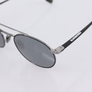 BURBERRY Sunglasses Metal Black Silver Auth BA15586V-7