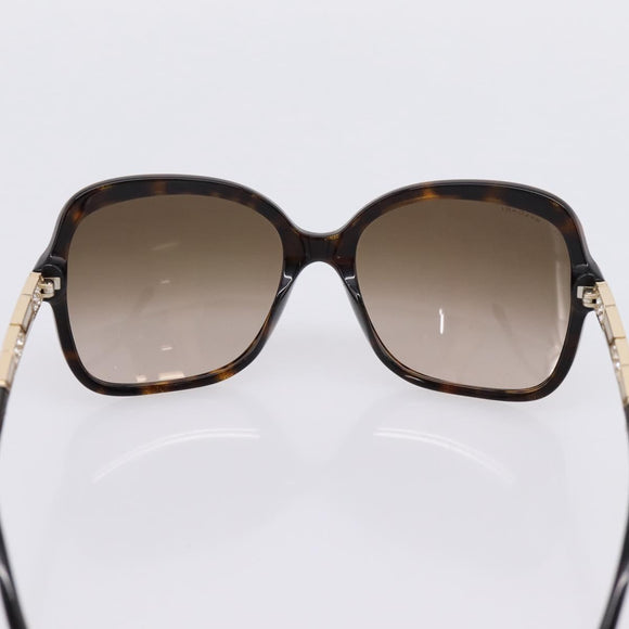 BVLGARI Sunglasses Plastic Brown Gold Tone Auth BA15587V