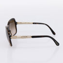 BVLGARI Sunglasses Plastic Brown Gold Tone Auth BA15587V-5