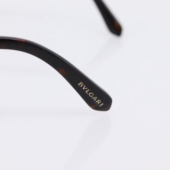 BVLGARI Sunglasses Plastic Brown Gold Tone Auth BA15587V