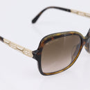 BVLGARI Sunglasses Plastic Brown Gold Tone Auth BA15587V-7