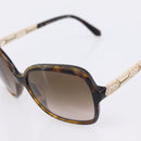 BVLGARI Sunglasses Plastic Brown Gold Tone Auth BA15587V-8
