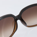 Christian Dior Sunglasses plastic Dark Brown Gold Tone Auth BA15592V-12