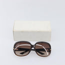 Christian Dior Sunglasses plastic Dark Brown Gold Tone Auth BA15592V-16