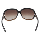 Christian Dior Sunglasses plastic Dark Brown Gold Tone Auth BA15592V-3