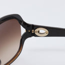 Christian Dior Sunglasses plastic Dark Brown Gold Tone Auth BA15592V-9