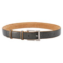 LOUIS VUITTON Monogram Mat Ceinture Belt Noir M6858 LV Auth BA15595-1