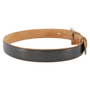 LOUIS VUITTON Monogram Mat Ceinture Belt Noir M6858 LV Auth BA15595-3