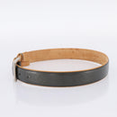 LOUIS VUITTON Monogram Mat Ceinture Belt Noir M6858 LV Auth BA15595-4