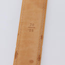 LOUIS VUITTON Monogram Mat Ceinture Belt Noir M6858 LV Auth BA15595-7