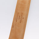 LOUIS VUITTON Monogram Mat Ceinture Belt Noir M6858 LV Auth BA15595-8