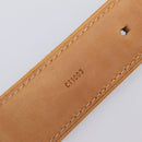 LOUIS VUITTON Monogram Mat Ceinture Belt Noir M6858 LV Auth BA15595-9