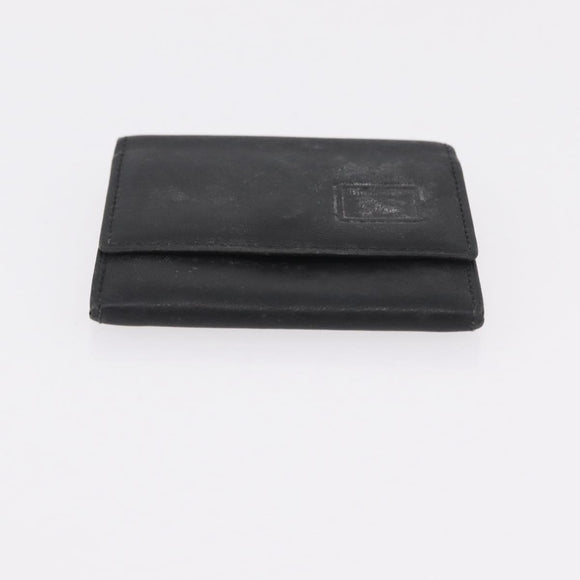 HERMES Miumiu Wallet Coin Purse Wallet Leather 7 Set Black Pink Auth BA15600