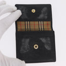 HERMES Miumiu Wallet Coin Purse Wallet Leather 7 Set Black Pink Auth BA15600-14