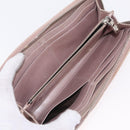 HERMES Miumiu Wallet Coin Purse Wallet Leather 7 Set Black Pink Auth BA15600-26