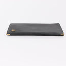 HERMES Miumiu Wallet Coin Purse Wallet Leather 7 Set Black Pink Auth BA15600-30