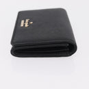 HERMES Miumiu Wallet Coin Purse Wallet Leather 7 Set Black Pink Auth BA15600-4