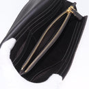 HERMES Miumiu Wallet Coin Purse Wallet Leather 7 Set Black Pink Auth BA15600-40