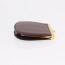 HERMES Miumiu Wallet Coin Purse Wallet Leather 7 Set Black Pink Auth BA15600-41