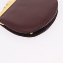 HERMES Miumiu Wallet Coin Purse Wallet Leather 7 Set Black Pink Auth BA15600-44