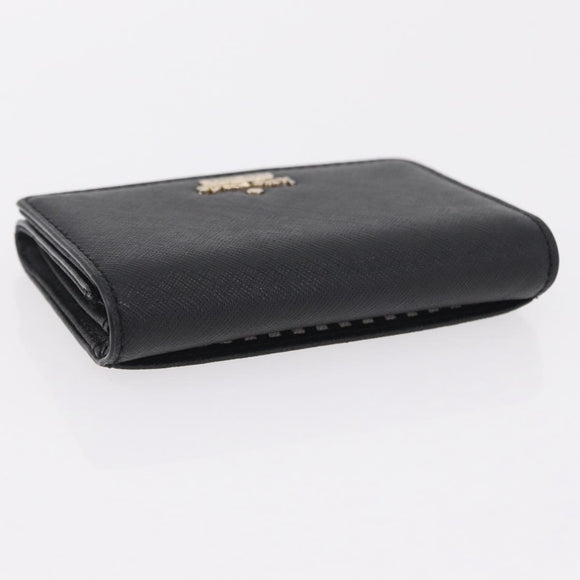 HERMES Miumiu Wallet Coin Purse Wallet Leather 7 Set Black Pink Auth BA15600