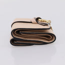 Chloe Alphabet Trifold Wallet Leather Pink Gold Tone Auth BA15602-4