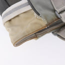 CHANEL Sports Tote Bag Canvas Gray Silver CC Auth BA15608-10